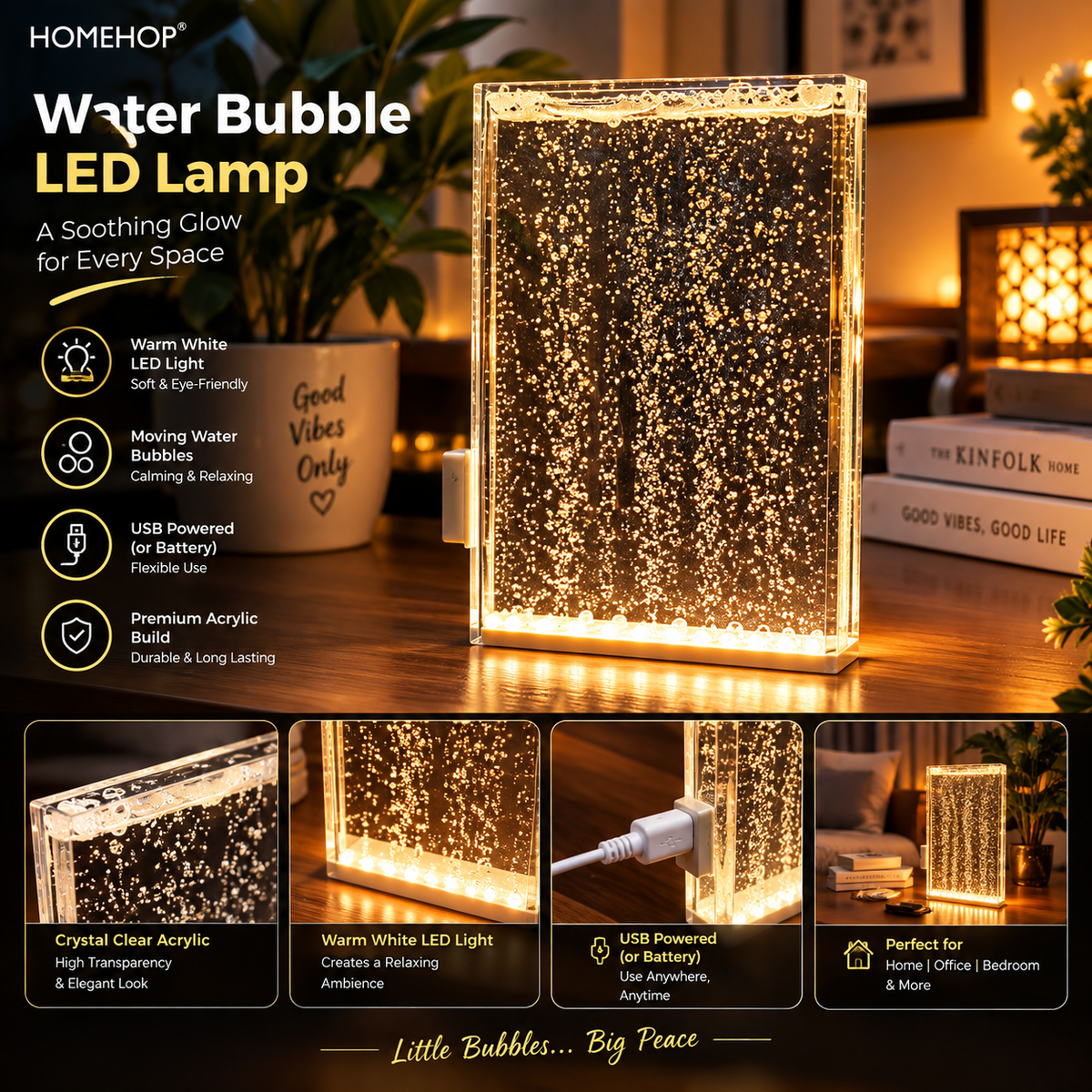 Snowy Street Lamp Night Light