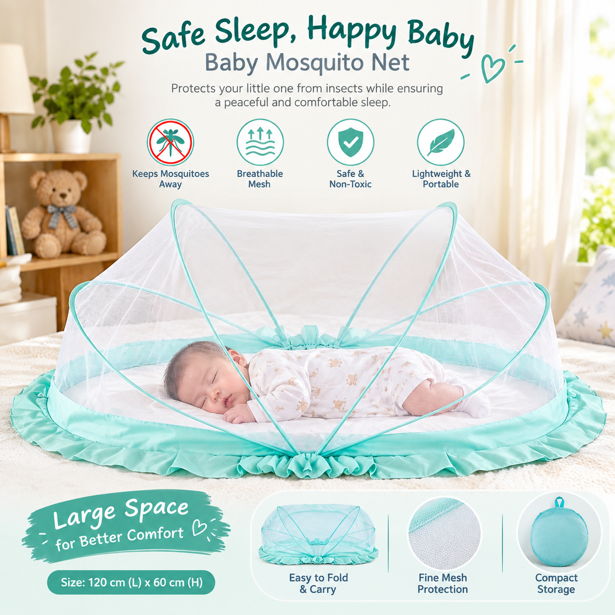 Baby Mosquito Net for Bed
