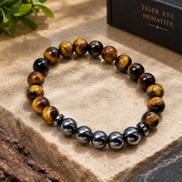 Hematite Tiger Eye Bracelet