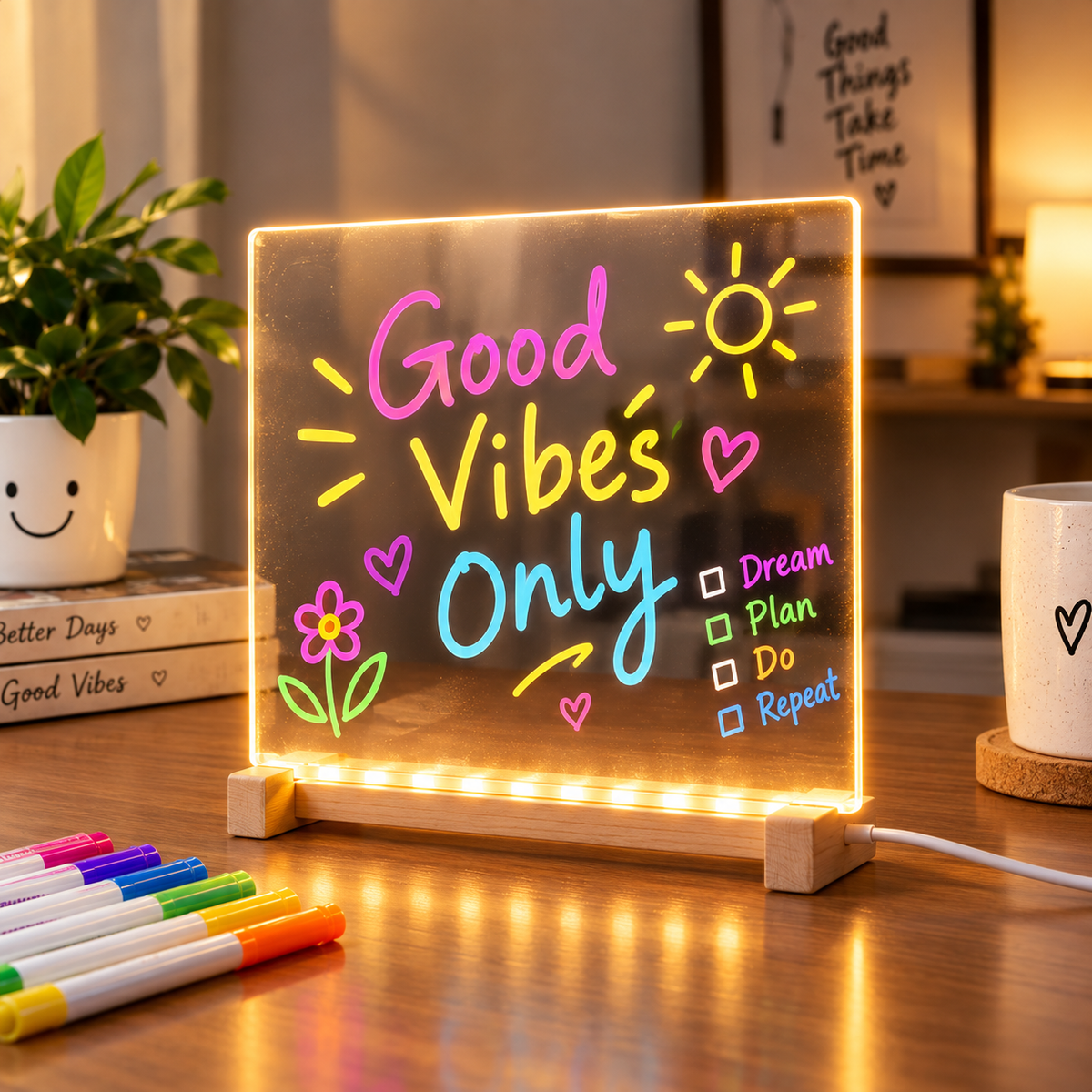 DIY LED Acrylic Writing Board