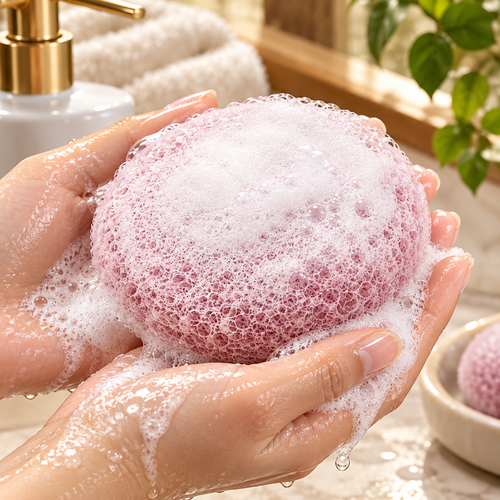 Bath Loofah & Body Scrubber with Suction Cup