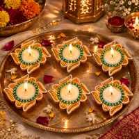 Decorative Diya Set