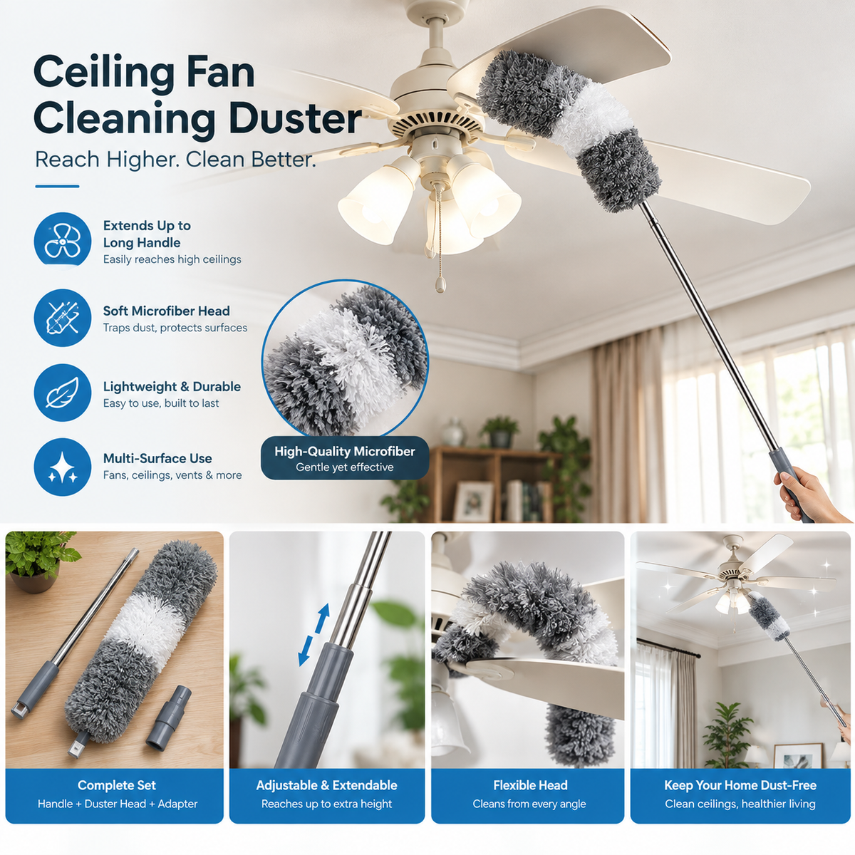 Telescoping Microfiber Duster