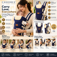 Chanak 4-in-1 Ergonomic Baby Mumma's Lap Baby Carrier