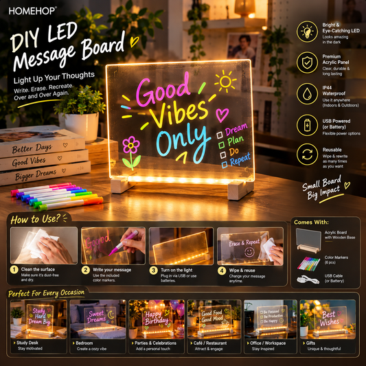 DIY LED Acrylic Writing Board
