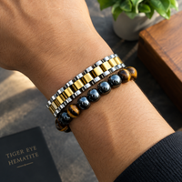 Hematite Tiger Eye Bracelet
