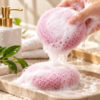 Bath Loofah & Body Scrubber with Suction Cup