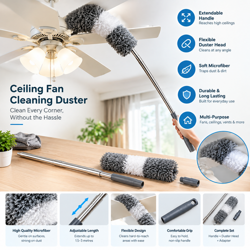 Telescoping Microfiber Duster