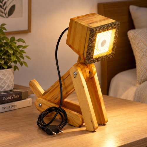Unique Wooden Decorative Lamp