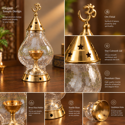 Akhand Diya for Pooja, Home Decor, Return Gifts for Diwali, Marriage and Festivals